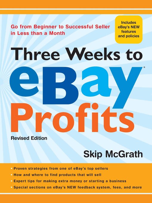 Cover image for Three Weeks to eBay® Profits, Revised Edition